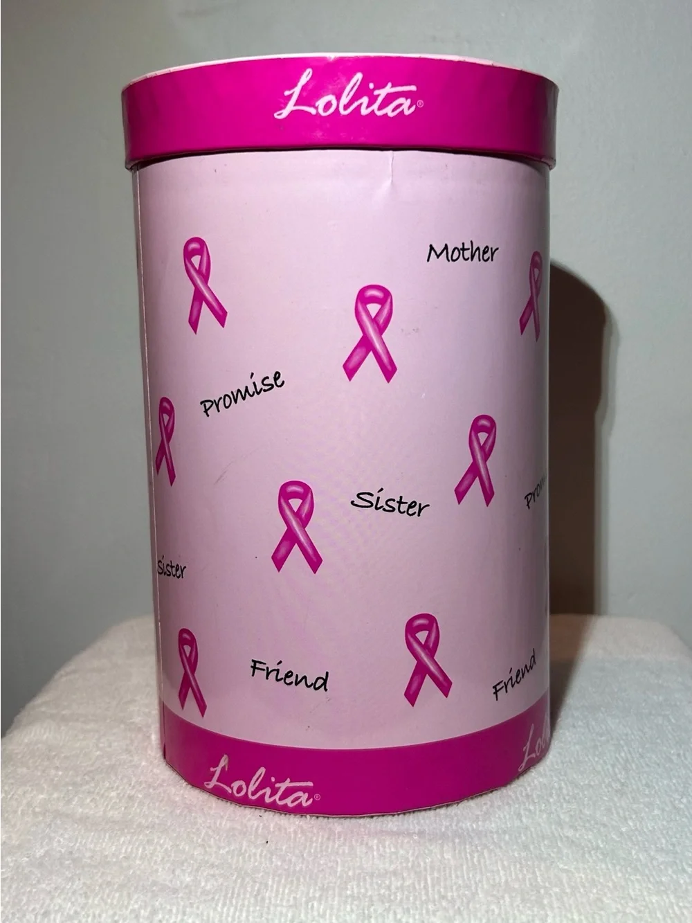 Lolita Pink Ribbon Martini Glass with Pink Accents